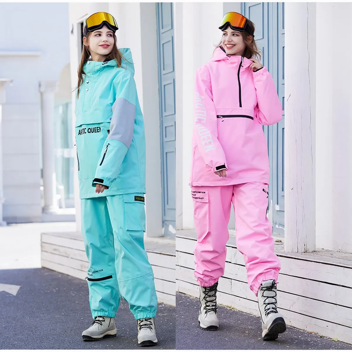 Ski Clothing Men Women Skiing Snowboarding Suit Hoodie Ocer Size Clothes Pants Set Warm Candy Color Outdoor Snow Sports Wear
Ski Clothing Men Women Skiing Snowboarding Suit Hoodie Ocer Size Clothes Pants Set Warm Candy Color Outdoor Snow Sports Wear