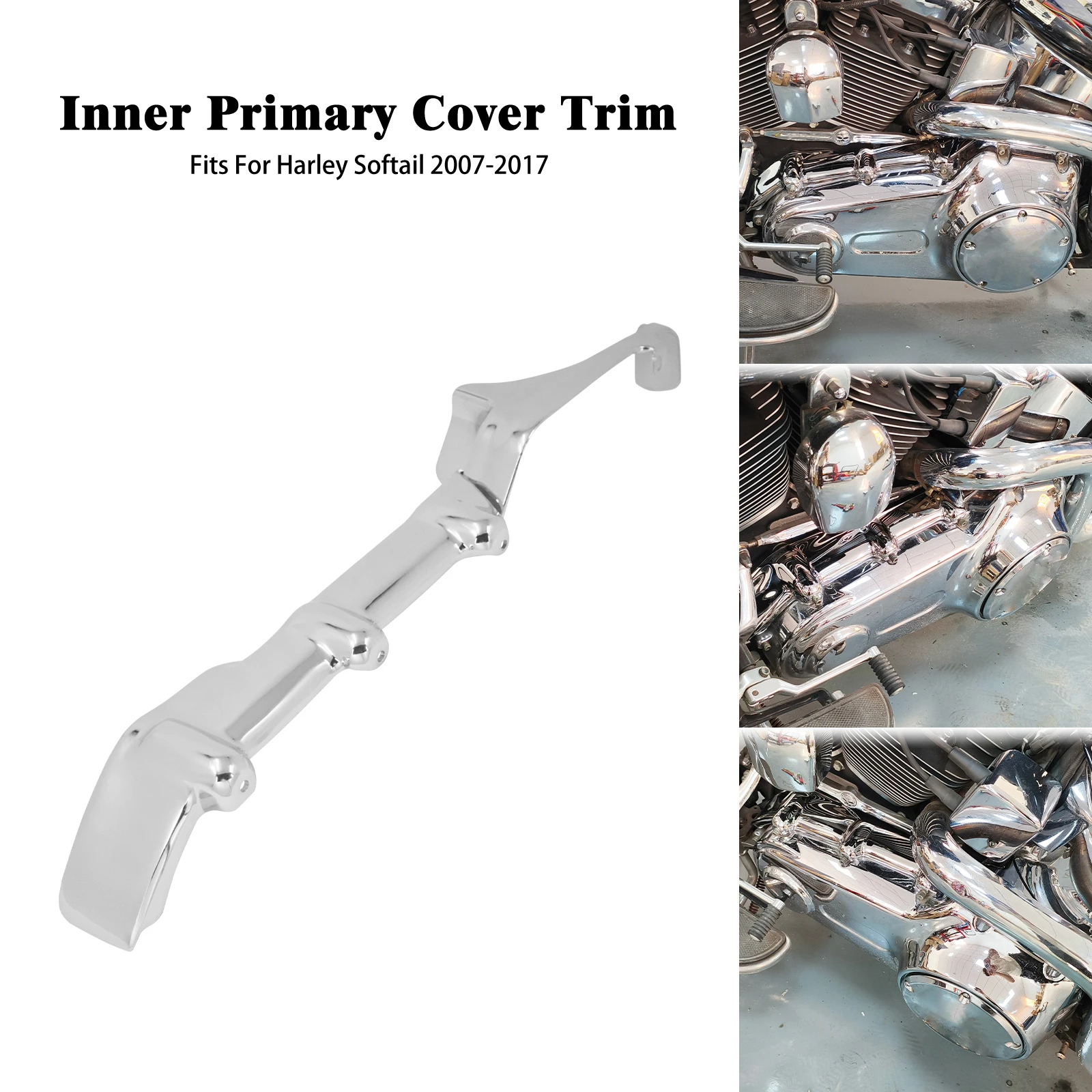 Motorcycle Inner Primary Cover Trim Aluminum For Harley Softail Fat Boy Deluxe FXS FLSTC FLST FXST 07-2017 Blackline FLS FLSTSB 
Motorcycle Inner Primary Cover Trim Aluminum For Harley Softail Fat Boy Deluxe FXS FLSTC FLST FXST 07-2017 Blackline FLS FLSTSB