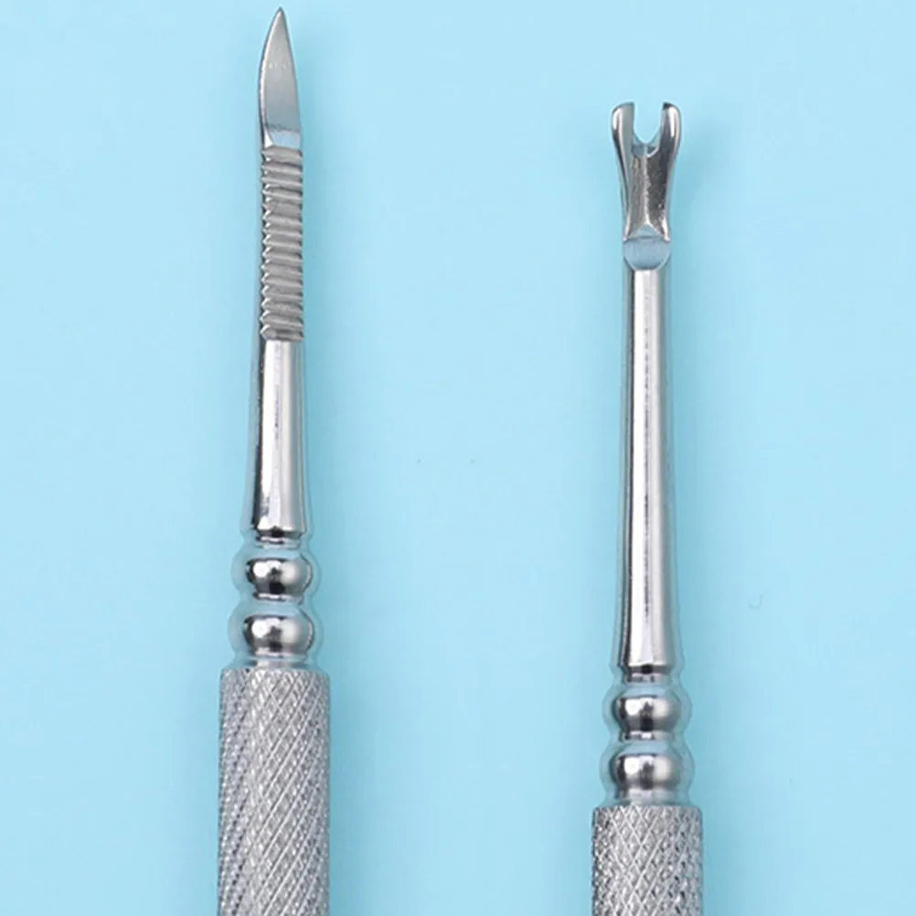 3Pcs Double-Ended Manicure Tools Set Stainless Steel Nail Art Dead Skin Forks Cuticle Remover for Healthy Beautiful Nails
3Pcs Double-Ended Manicure Tools Set Stainless Steel Nail Art Dead Skin Forks Cuticle Remover for Healthy Beautiful Nails