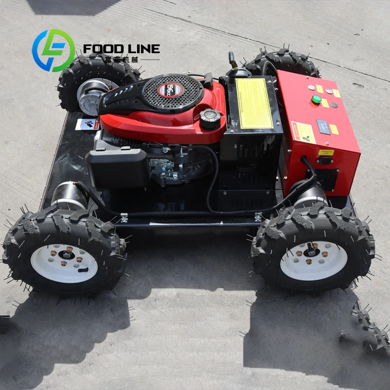 Customized Remote Operated Lawn Mower Large Wheels Strong Traction Adjustable Height for Weeds Thick Grass Courtyard Garden
Customized Remote Operated Lawn Mower Large Wheels Strong Traction Adjustable Height for Weeds Thick Grass Courtyard Garden