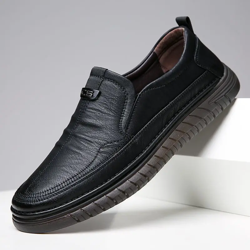 Men's Casual Leather Shoes Spring 2025 Fashion Soft Bottom Bull Tendon Bottom Mid-aged Dad Comfortable Breathable Zipper Closure
Men's Casual Leather Shoes Spring 2025 Fashion Soft Bottom Bull Tendon Bottom Mid-aged Dad Comfortable Breathable Zipper Closure