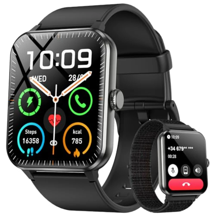 2025 Smart Watch Fitness Watch for Men Women Heart Rate/Sleep Monitor/2 Straps Sports Modes Waterproof Activity Tracker Watch
2025 Smart Watch Fitness Watch for Men Women Heart Rate/Sleep Monitor/2 Straps Sports Modes Waterproof Activity Tracker Watch