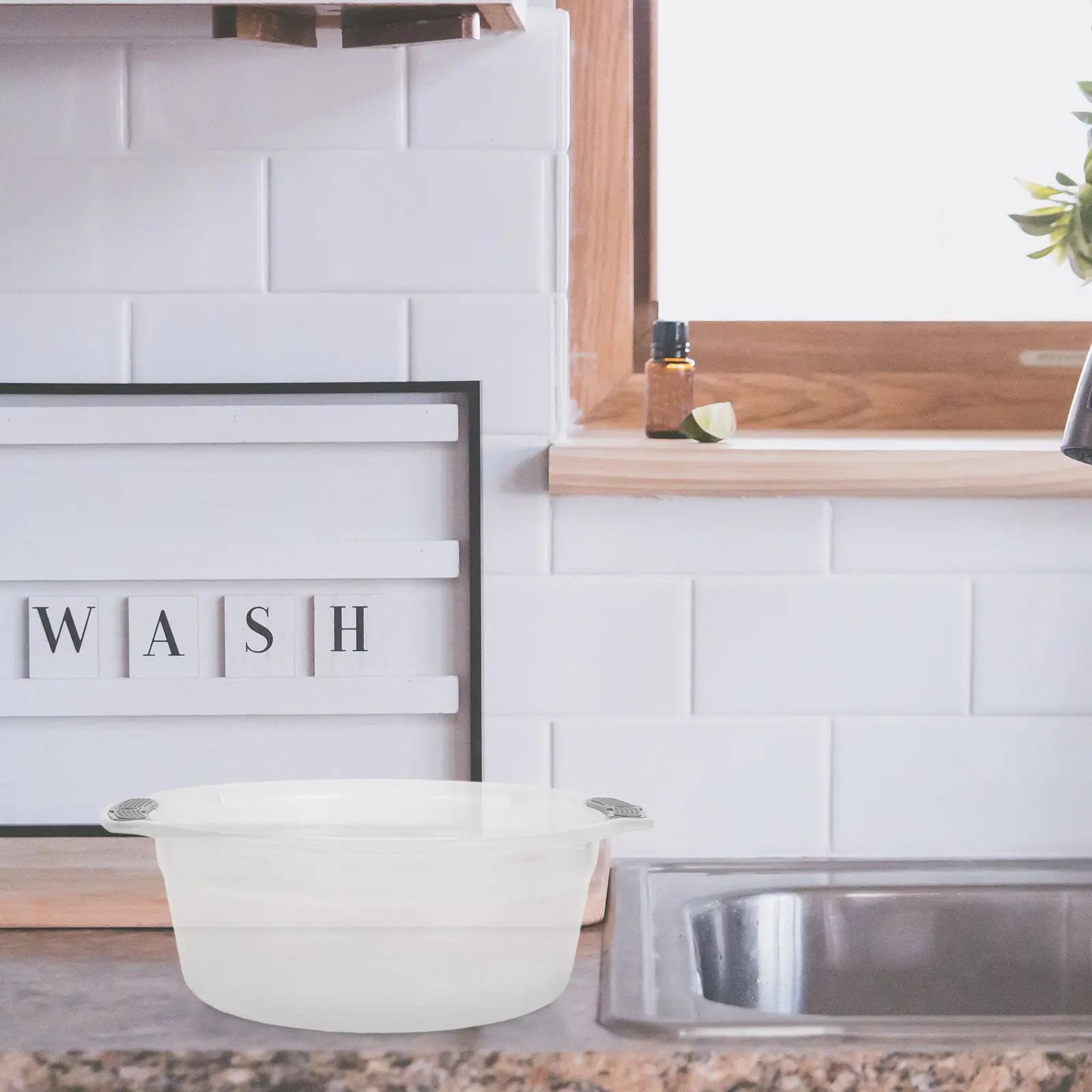 Multi-Functional Plastic Wash Basin Large Capacity Portable Bathroom Kitchen Basin for Face Cleaning Hand Washing
Multi-Functional Plastic Wash Basin Large Capacity Portable Bathroom Kitchen Basin for Face Cleaning Hand Washing