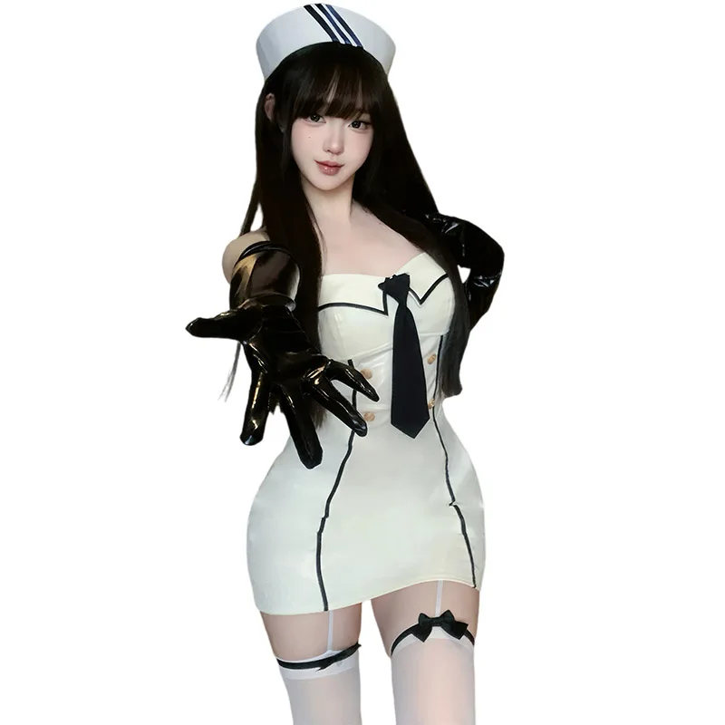 Sexy Sailor Suit White Mini Skirt Set Halloween Theme College Style Women's Slim with Tie Dress Fashionable Female 2026 New
Sexy Sailor Suit White Mini Skirt Set Halloween Theme College Style Women's Slim with Tie Dress Fashionable Female 2026 New