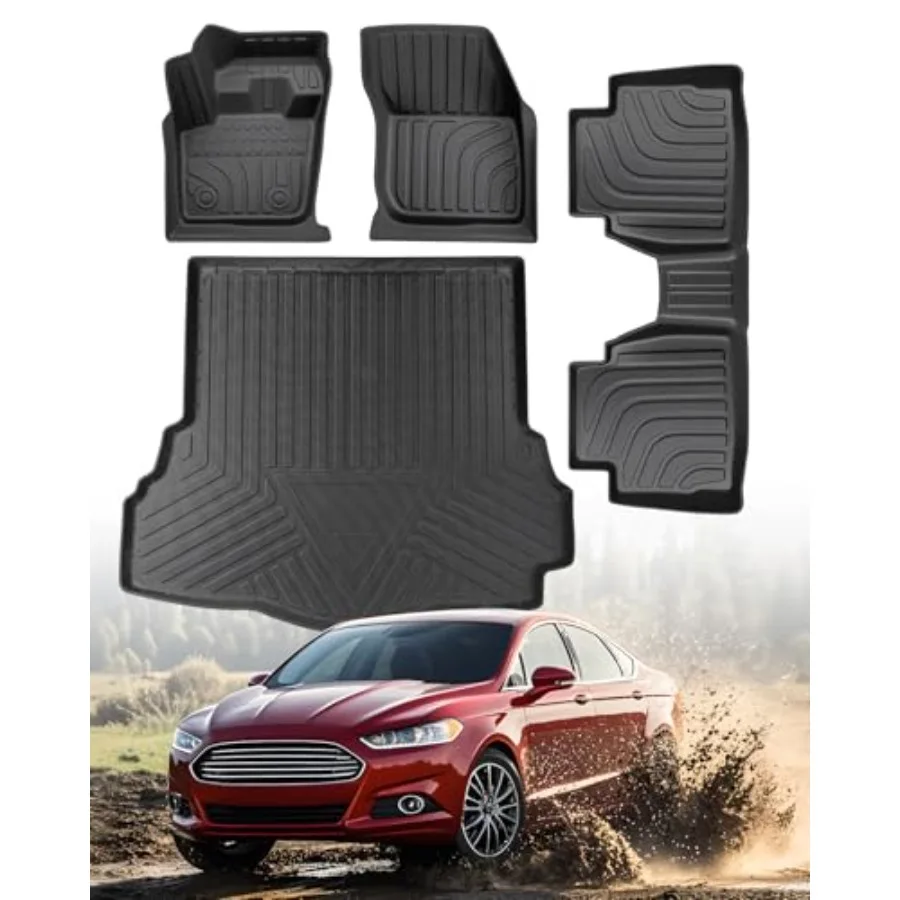 Floor Mats Cargo Liner for Ford Fusion 2013-2016 Rubber Trunk Carpet All-Weather Protection Waterproof Anti-Slip Full Set Car M
Floor Mats Cargo Liner for Ford Fusion 2013-2016 Rubber Trunk Carpet All-Weather Protection Waterproof Anti-Slip Full Set Car M