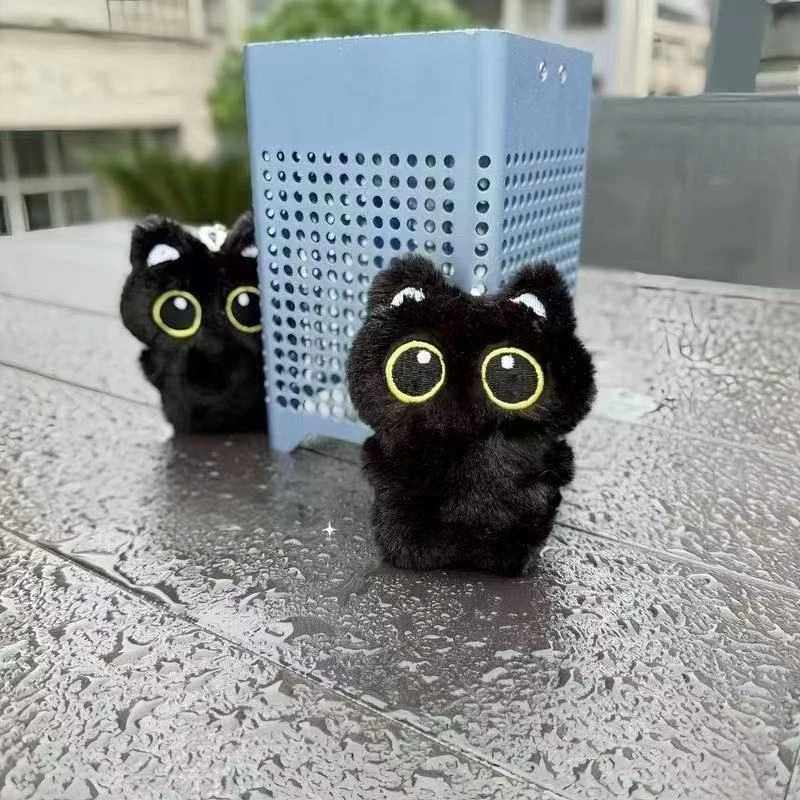 Kawaii Black Kitten Doll Keychain Cute Soft Plush Pendant Backpack Suitcase Decorative Pendant Children's Toy Birthday Gift
Kawaii Black Kitten Doll Keychain Cute Soft Plush Pendant Backpack Suitcase Decorative Pendant Children's Toy Birthday Gift