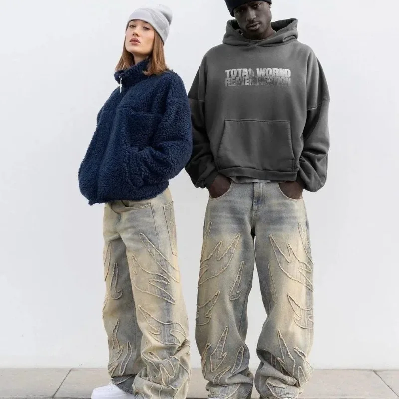 Men's Embroidered Wide Leg Denim Jeans for Urban Streetwear | Hip-Hop Rock Fusion & Punk-Inspired Distressed Design men jeans
Men's Embroidered Wide Leg Denim Jeans for Urban Streetwear | Hip-Hop Rock Fusion & Punk-Inspired Distressed Design men jeans