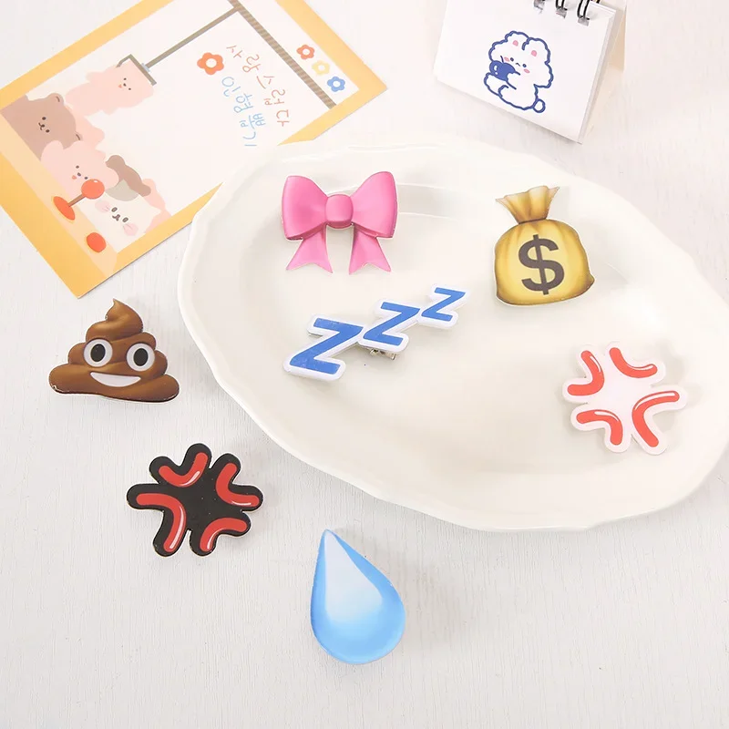 Heartbroken Acrylic HairClip Funny Side Clip Duckbill Clip Angry Expression Drop Hair Clip Bangs SideClip Hair Accessories 2025
Heartbroken Acrylic HairClip Funny Side Clip Duckbill Clip Angry Expression Drop Hair Clip Bangs SideClip Hair Accessories 2025