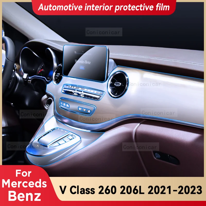 For Mercedes-Benz Classe V 2021 W447 Car Interior Center Console Transparent TPU Protective Film Anti-scratch Repair Film
For Mercedes-Benz Classe V 2021 W447 Car Interior Center Console Transparent TPU Protective Film Anti-scratch Repair Film