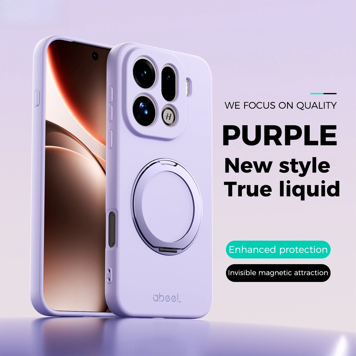 360°rotate for Magsafe Magnetic 360°rotate Support Phone Case for OPPO FindX9 Pro FindX9 Skin Feel Wireless Charging Phone Case
360°rotate for Magsafe Magnetic 360°rotate Support Phone Case for OPPO FindX9 Pro FindX9 Skin Feel Wireless Charging Phone Case