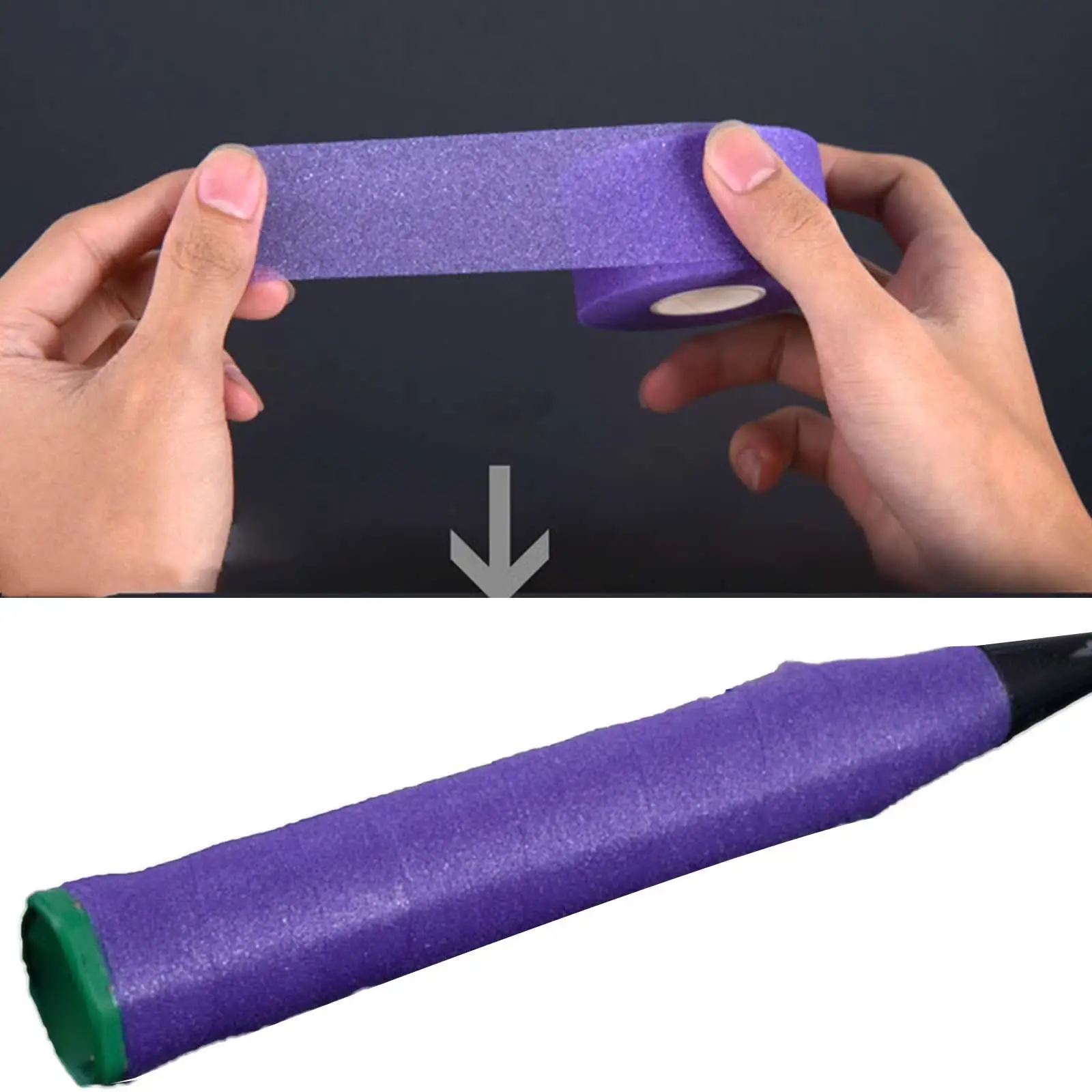 Absorbent PU Racquet Grip Tape Shock Absorbing Overwrap for Badminton Baseball Drumsticks Handles
Absorbent PU Racquet Grip Tape Shock Absorbing Overwrap for Badminton Baseball Drumsticks Handles