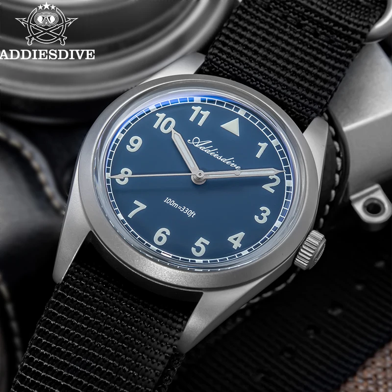 ADDIESDIVE 36mm Quartz Watch For Men Luxury Bubble Glass AD2079 Luminous 100m Waterproof Stainless Steel Business Men Watch New
ADDIESDIVE 36mm Quartz Watch For Men Luxury Bubble Glass AD2079 Luminous 100m Waterproof Stainless Steel Business Men Watch New