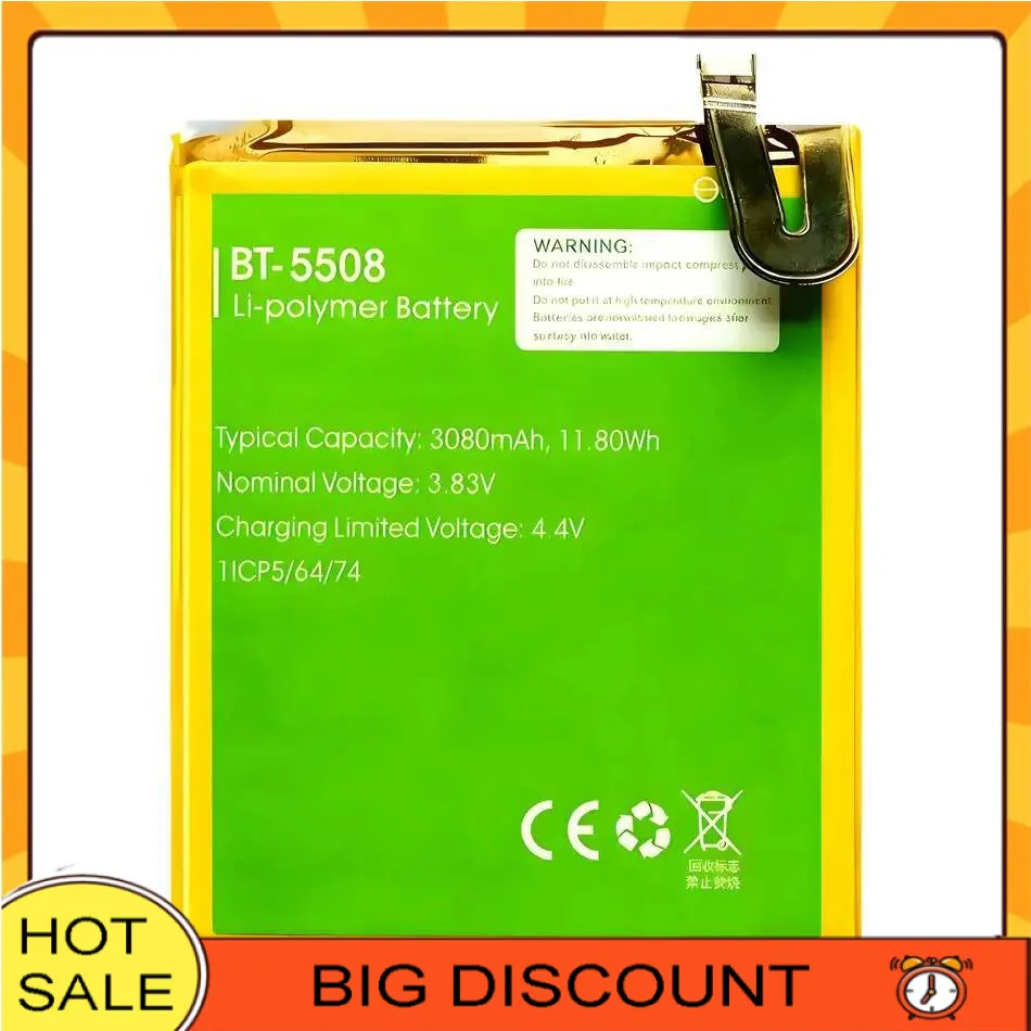 Long Lasting Mobile Phone Battery For Leagoo T8S BT-5508 3080Mah High-Efficiency
Long Lasting Mobile Phone Battery For Leagoo T8S BT-5508 3080Mah High-Efficiency
