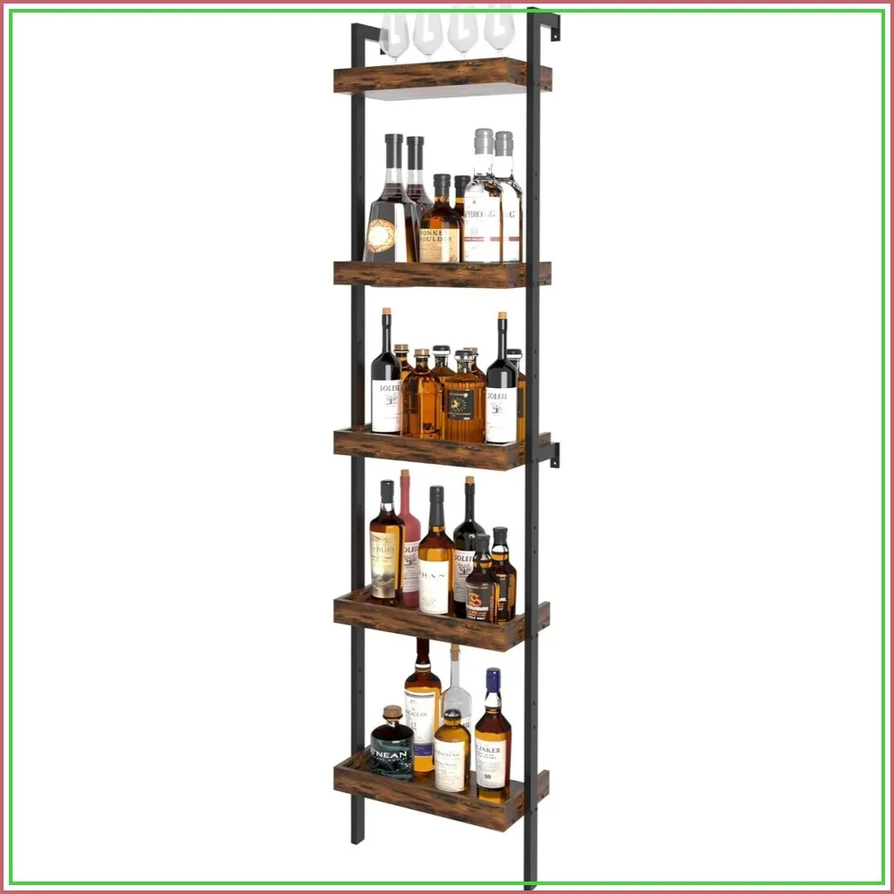 71" Tall Freestanding Wine Rack, 5-Tier Liquor Bottle Display Shelf with Guardrails, Space-Saving Storage for 50 Bottles, Wall Anchor Included for Stability, Perfect for Home Bar Kitchen Dining Room
71" Tall Freestanding Wine Rack, 5-Tier Liquor Bottle Display Shelf with Guardrails, Space-Saving Storage for 50 Bottles, Wall Anchor Included for Stability, Perfect for Home Bar Kitchen Dining Room