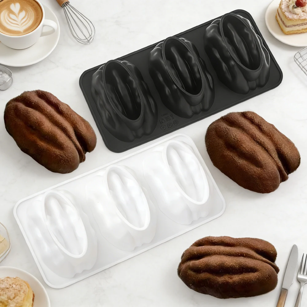 3 Cavity Pecan Silicone Mold Hickory Chocolate Pudding Dessert Baking Mold DIY Nut Candle Handmade Soap Mold
3 Cavity Pecan Silicone Mold Hickory Chocolate Pudding Dessert Baking Mold DIY Nut Candle Handmade Soap Mold