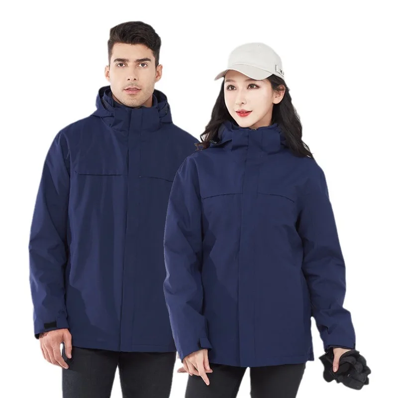 Outdoor Solid Color Charge Jacket Three-in-one Jacket Men and Women's Fleece Inner Liner Can Be Detachable Two-piece Set Jacket
Outdoor Solid Color Charge Jacket Three-in-one Jacket Men and Women's Fleece Inner Liner Can Be Detachable Two-piece Set Jacket