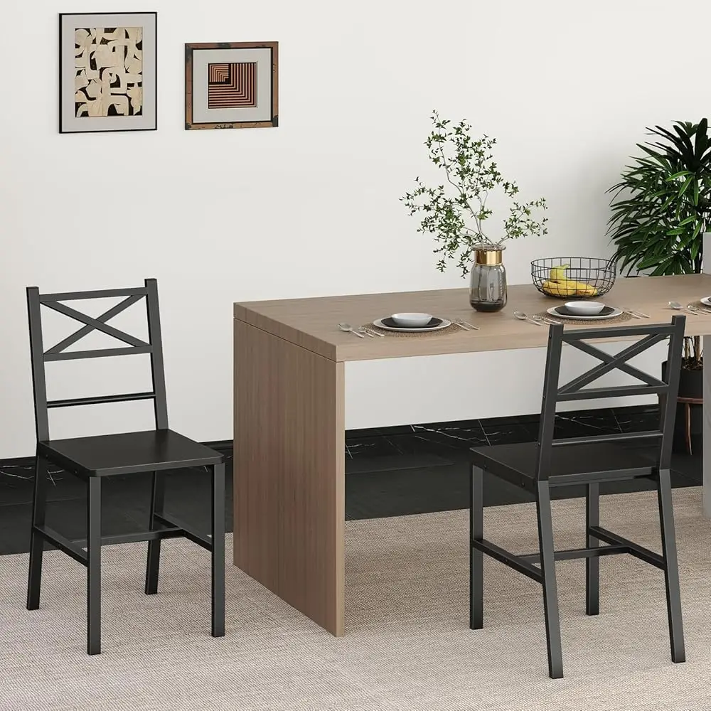 Dining Chair Set Of 2, Rustic Wooden Kitchen Chairs With Backrest, Farmhouse Dining Chairs For Kitchen, Industrial Style Chair
Dining Chair Set Of 2, Rustic Wooden Kitchen Chairs With Backrest, Farmhouse Dining Chairs For Kitchen, Industrial Style Chair