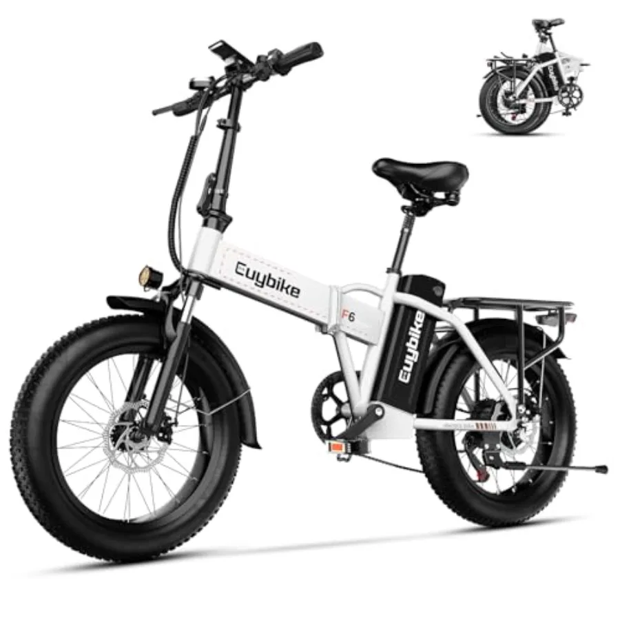 Foldable Electric Bike for City Commute, Aluminum Alloy, Black, 30+MPH Speed 80-Mile Range with Removable 48V 20Ah Battery
Foldable Electric Bike for City Commute, Aluminum Alloy, Black, 30+MPH Speed 80-Mile Range with Removable 48V 20Ah Battery