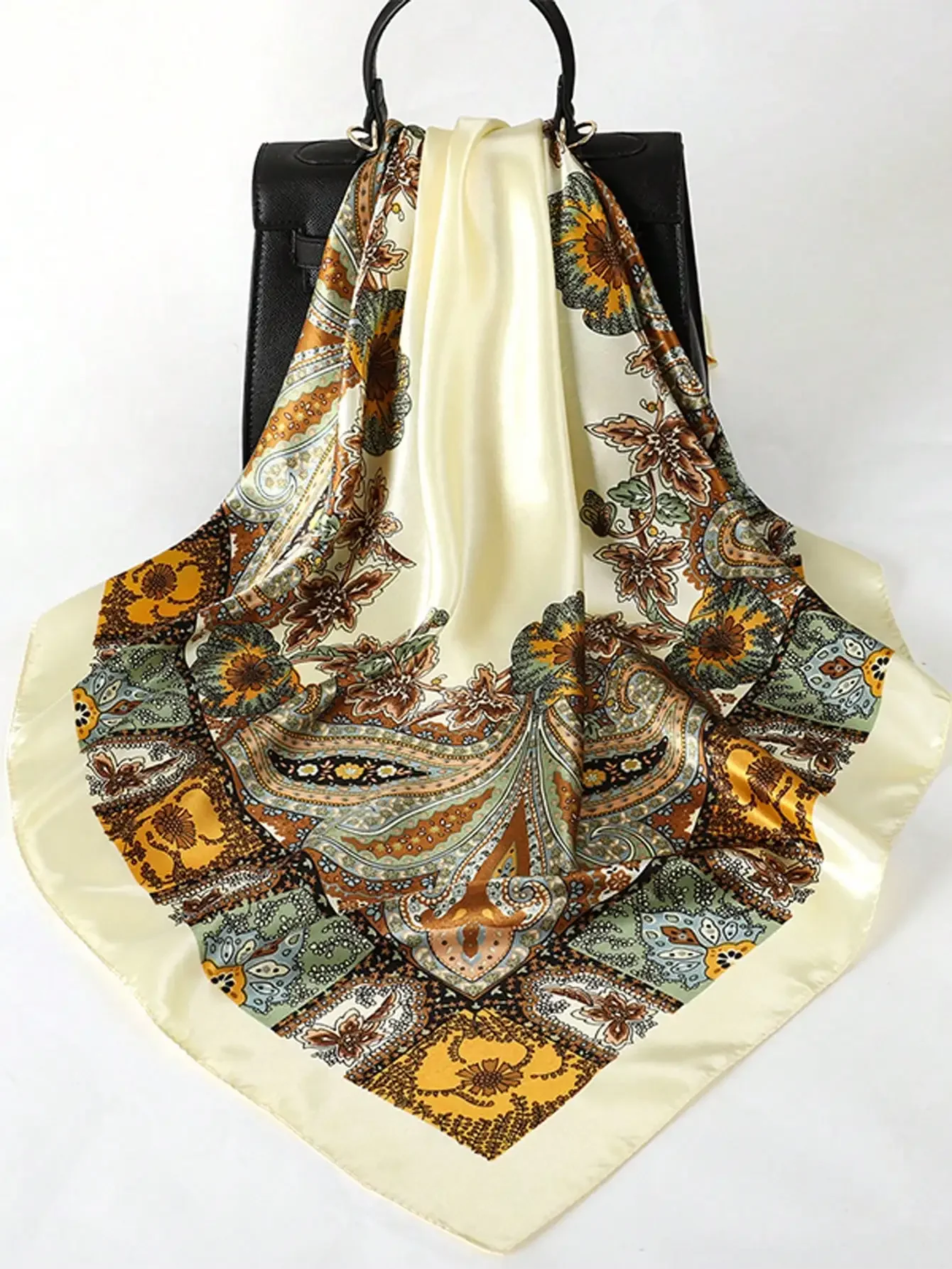 1Pc Simple Printed Satin Scarf, a New and Stylish Accessory Scarf Suitable for Women. It Can Be Used as a Belt, Bag Decoration,
1Pc Simple Printed Satin Scarf, a New and Stylish Accessory Scarf Suitable for Women. It Can Be Used as a Belt, Bag Decoration,