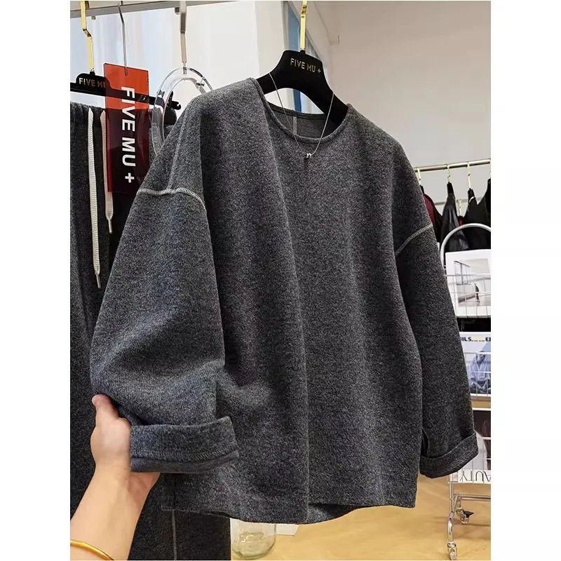 Мужская толстовка свободного кроя на осень-зиму, большие размеры, комфортная, повседневная, из полиэфирного волокна
Мужская толстовка свободного кроя на осень-зиму, большие размеры, комфортная, повседневная, из полиэфирного волокна