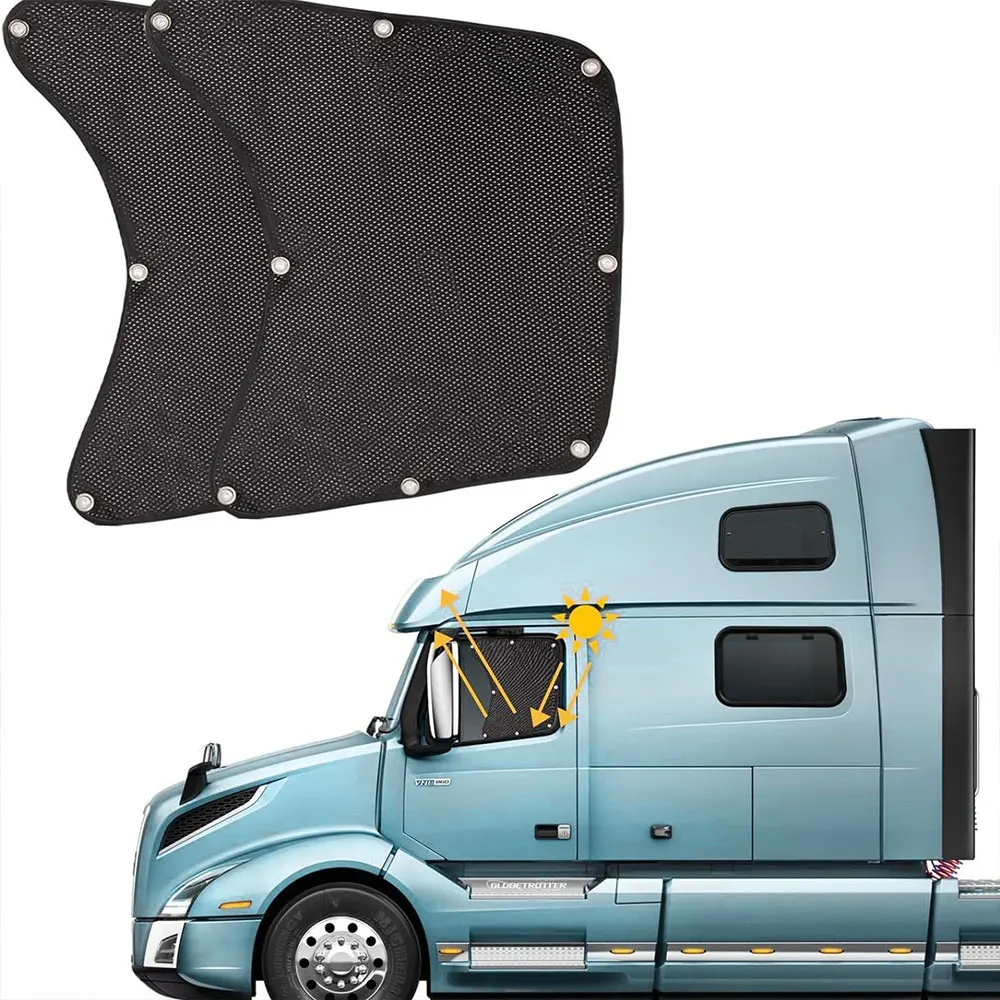 2PCS Side Window Sun Shade for Semi Truck for RV Semi Truck Volvo Trucks Freightliner Sunshade with Suction Cup UV Protection
2PCS Side Window Sun Shade for Semi Truck for RV Semi Truck Volvo Trucks Freightliner Sunshade with Suction Cup UV Protection