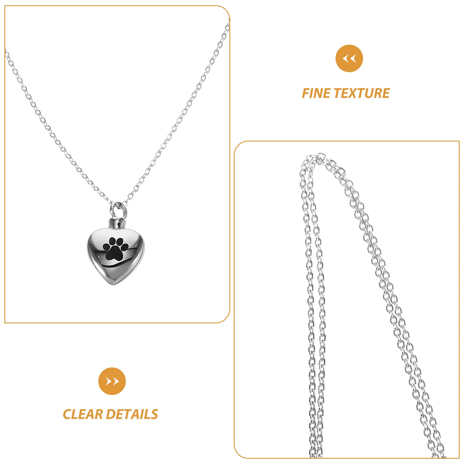 Locket Necklace Pet Urn Pendant Urns for Ashes Stainless Steel Cremation Necklaces
Locket Necklace Pet Urn Pendant Urns for Ashes Stainless Steel Cremation Necklaces