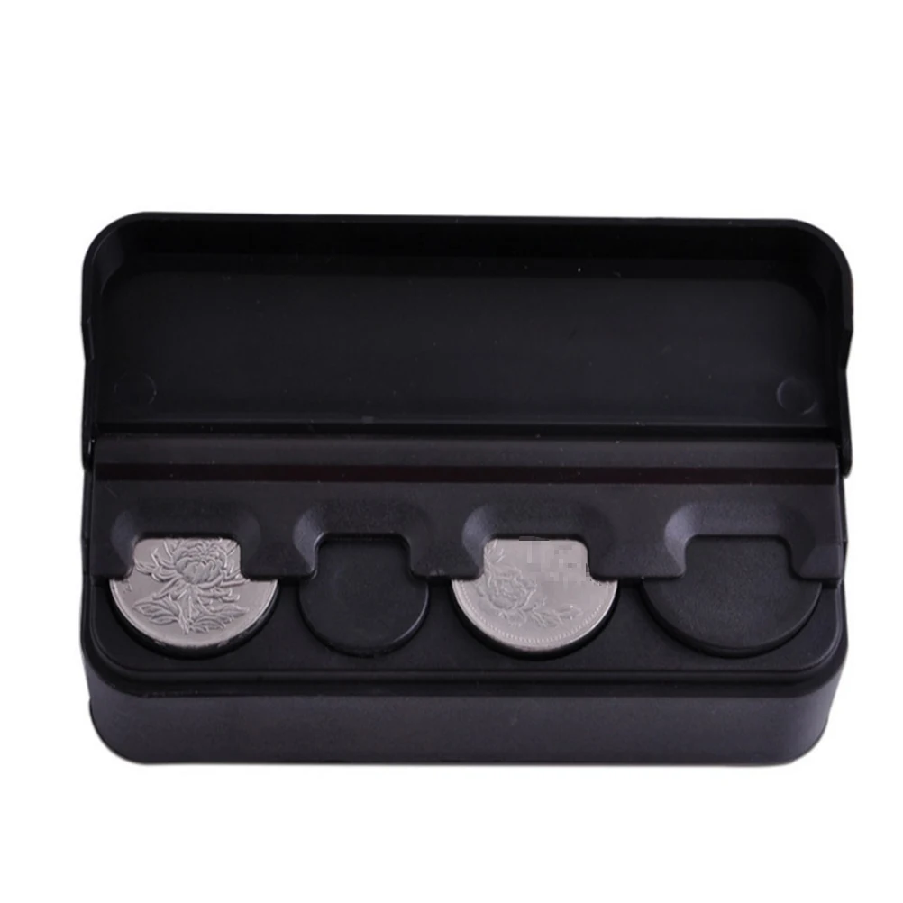 2Pcs Durable Plastic Car Coin Box Organizer Change Storage Case Money Bank Holder Black
2Pcs Durable Plastic Car Coin Box Organizer Change Storage Case Money Bank Holder Black