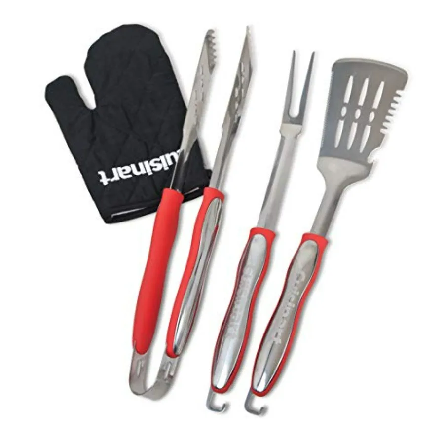 3‑Piece Stainless Steel BBQ Grilling Tool Set with Grill Glove Outdoor Grill Accessories, Perfect Grilling Gift for Men, Dads a
3‑Piece Stainless Steel BBQ Grilling Tool Set with Grill Glove Outdoor Grill Accessories, Perfect Grilling Gift for Men, Dads a