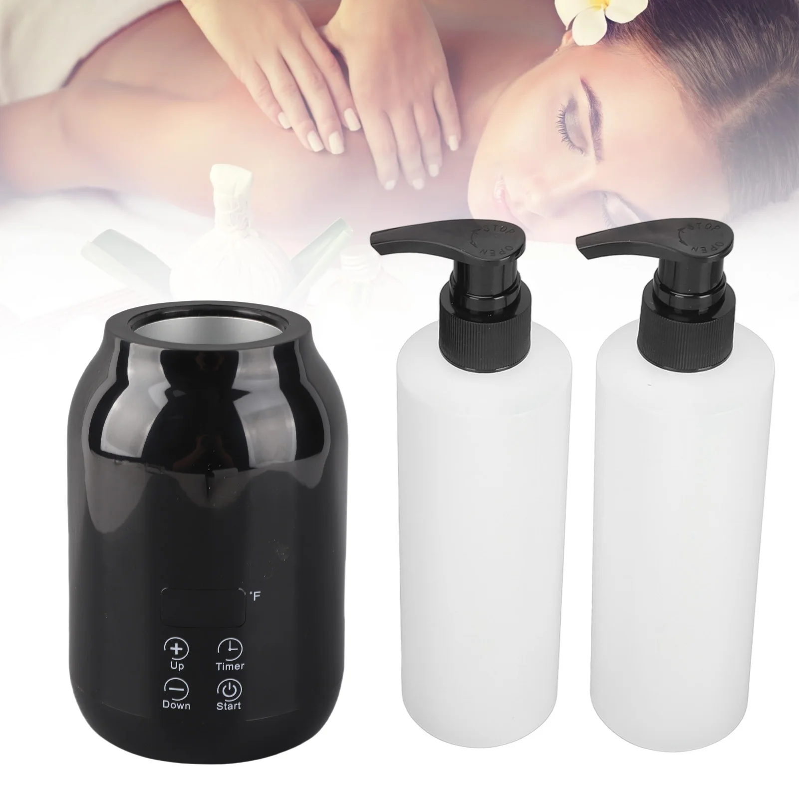 Single Bottle Massage Oil Wamer Essential Oil Heater LED Display Temperature Adjust Single Massage Oil Bottle Warmer
Single Bottle Massage Oil Wamer Essential Oil Heater LED Display Temperature Adjust Single Massage Oil Bottle Warmer