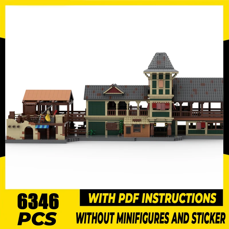 City Street View Model Moc Building Blocks Jungle Cruise Ship House Model Technology Brick DIY Toy Construstion Holiday Gifts
City Street View Model Moc Building Blocks Jungle Cruise Ship House Model Technology Brick DIY Toy Construstion Holiday Gifts