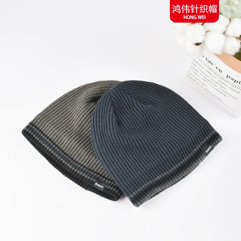 Knit Beanie Autumn Winter Velvet Knit Hat Men's Big Head Knit Hat Outdoor Windproof Cold Warm Skiing Hoodie Cold Hat 4m874 
Knit Beanie Autumn Winter Velvet Knit Hat Men's Big Head Knit Hat Outdoor Windproof Cold Warm Skiing Hoodie Cold Hat 4m874