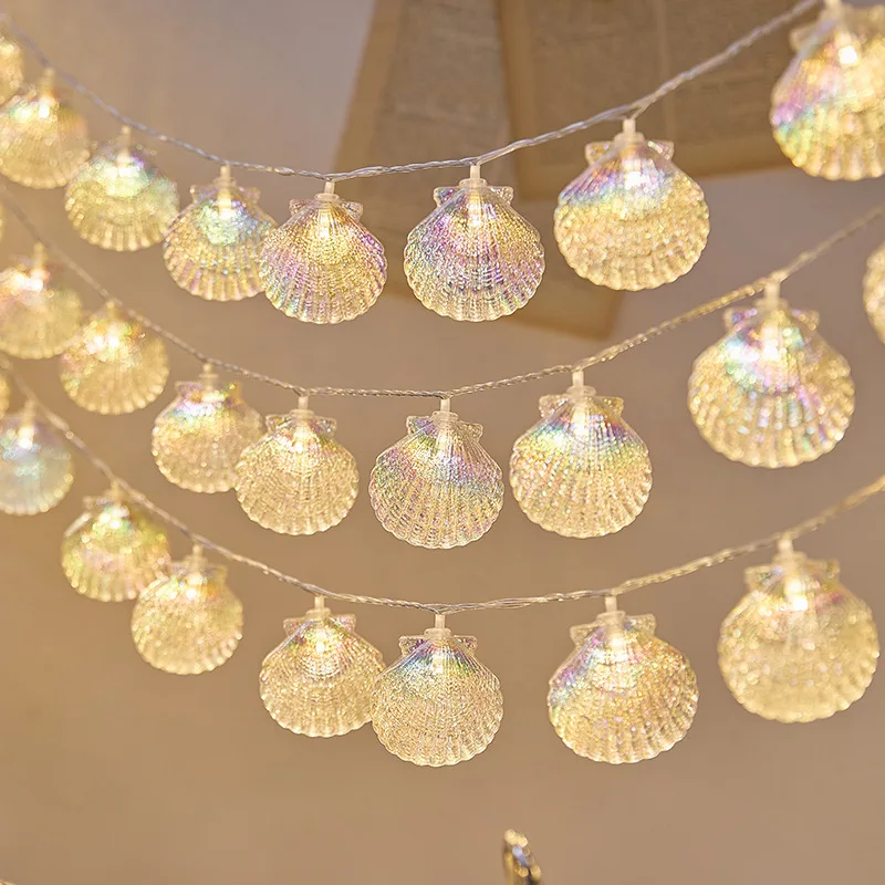 LED Sea Shell Lamp String Starfish Lighting Strings Festival Room Wedding Party Decoration Lamps
LED Sea Shell Lamp String Starfish Lighting Strings Festival Room Wedding Party Decoration Lamps