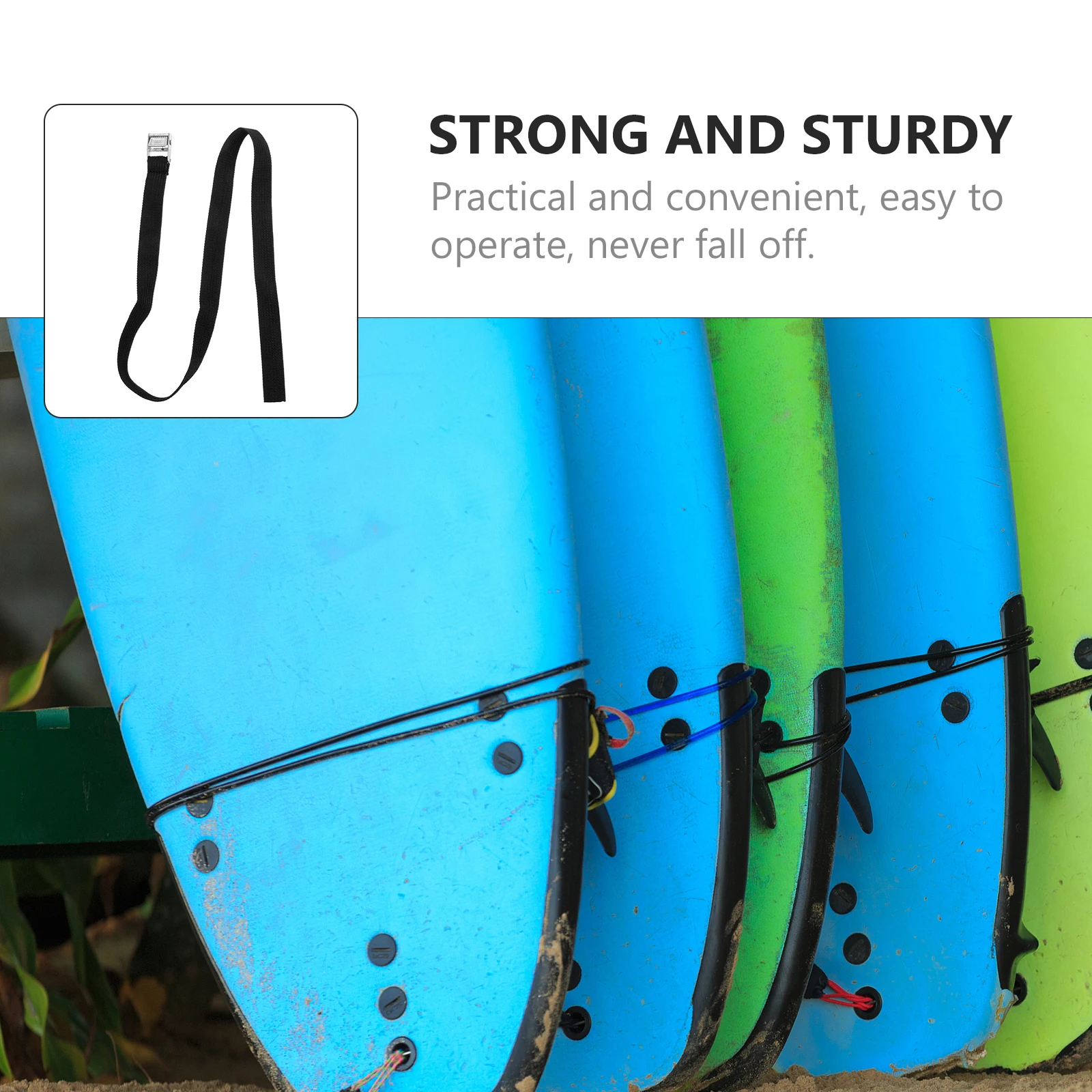 2pcs Luggage Packing Strap Surfboard Fixing Supplies Thick Nylon Strap Zinc Alloy Buckle Kayak Roof Rack Cargo Travel Outdoor
2pcs Luggage Packing Strap Surfboard Fixing Supplies Thick Nylon Strap Zinc Alloy Buckle Kayak Roof Rack Cargo Travel Outdoor
