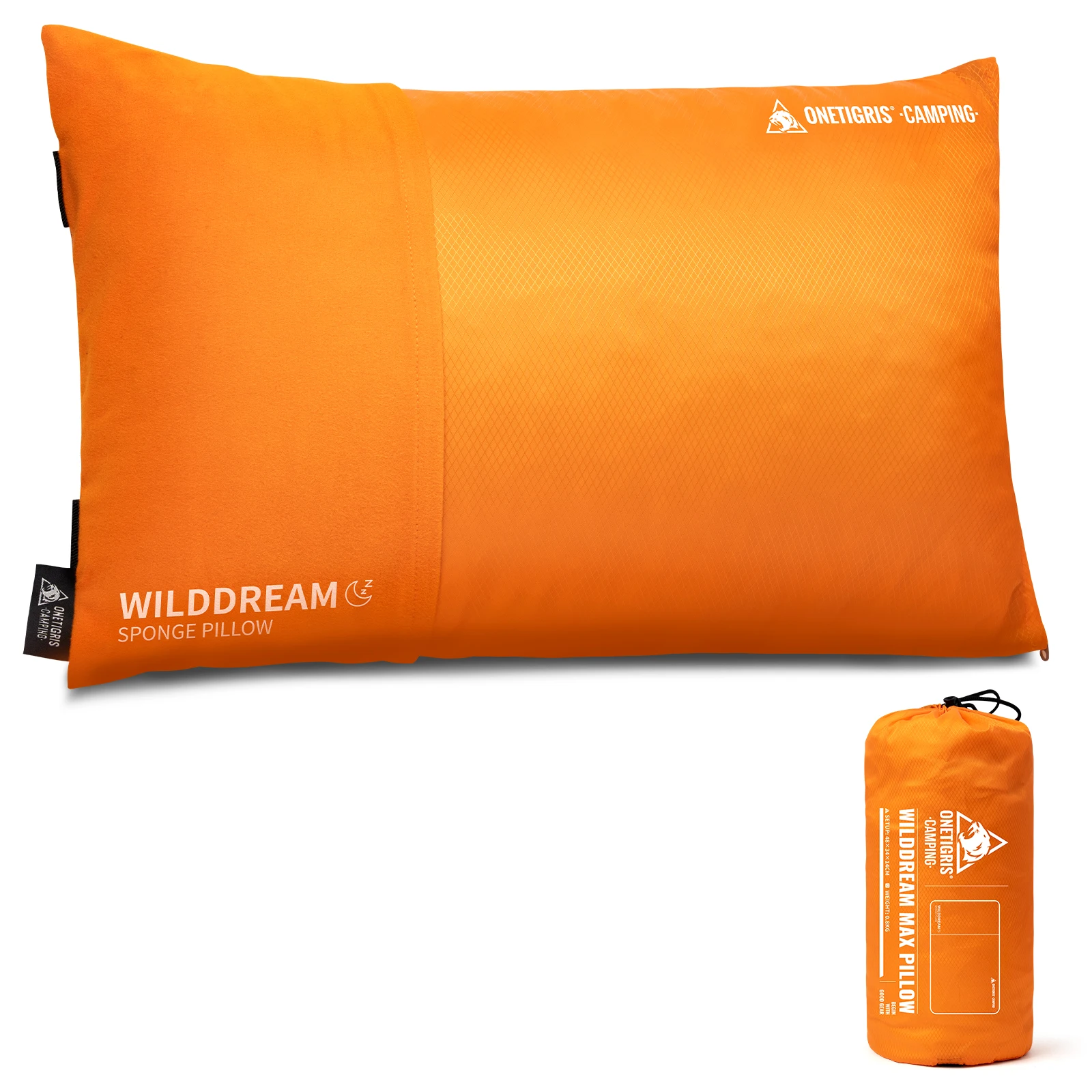 OneTigris Wilddream Camping Pillow Compact High-Rebound Memory Foam Pillow for Backpacking Travel Car Trips Easy to Clean
OneTigris Wilddream Camping Pillow Compact High-Rebound Memory Foam Pillow for Backpacking Travel Car Trips Easy to Clean