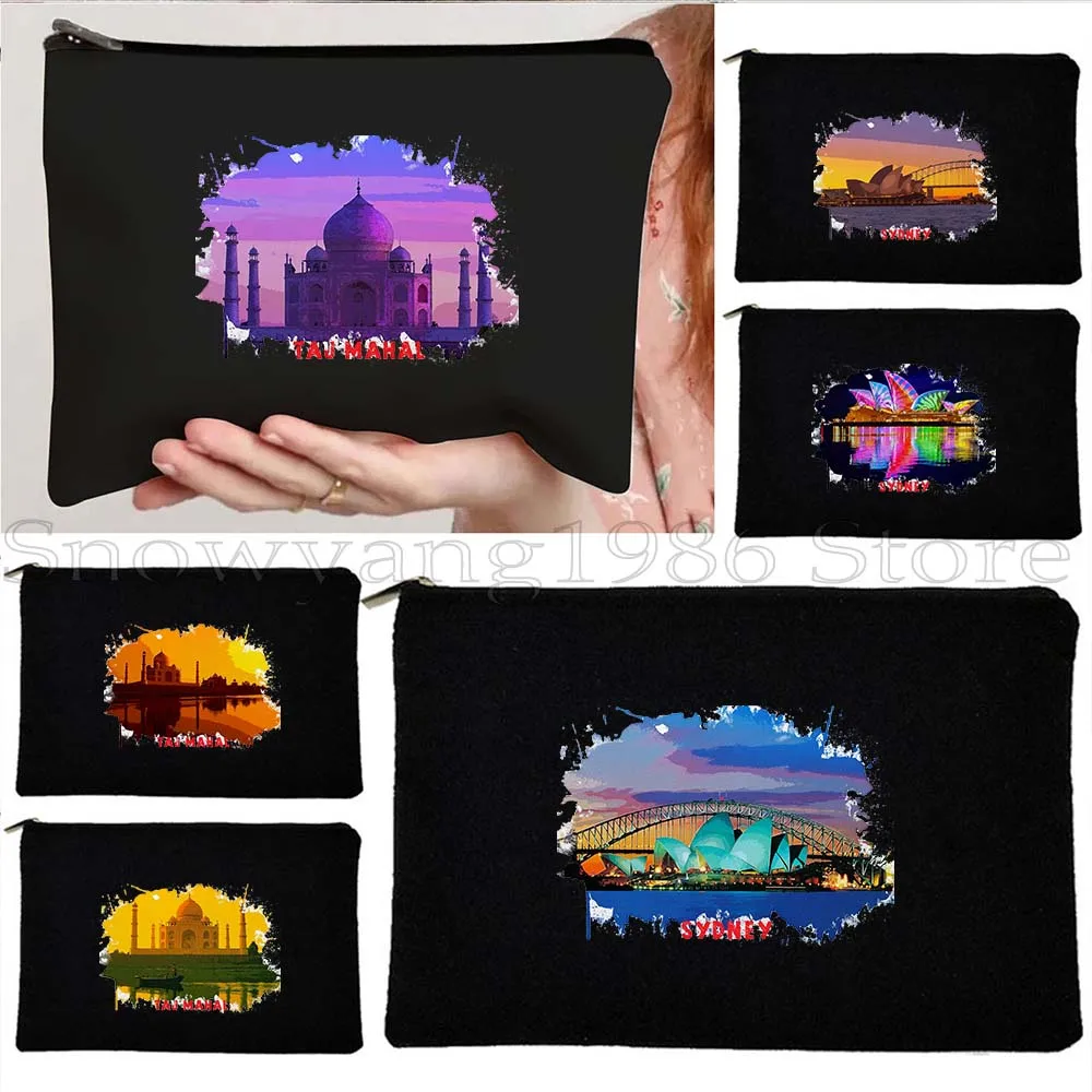 Sydney Australia Taj Mahal India Sunset Sunrise Ink Watercolor Painting Canvas Cosmetic Makeup Card Bag Pencil Case Zipper Pouch
Sydney Australia Taj Mahal India Sunset Sunrise Ink Watercolor Painting Canvas Cosmetic Makeup Card Bag Pencil Case Zipper Pouch