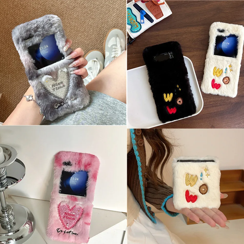 Diy Cute Fluffy Plush Case For Samsung Galaxy Z Flip6 Case Z Flip5 4 3 Cover Moto Razr50 Ultra Razr40 Ultra OPPO Find N3Flip
Diy Cute Fluffy Plush Case For Samsung Galaxy Z Flip6 Case Z Flip5 4 3 Cover Moto Razr50 Ultra Razr40 Ultra OPPO Find N3Flip