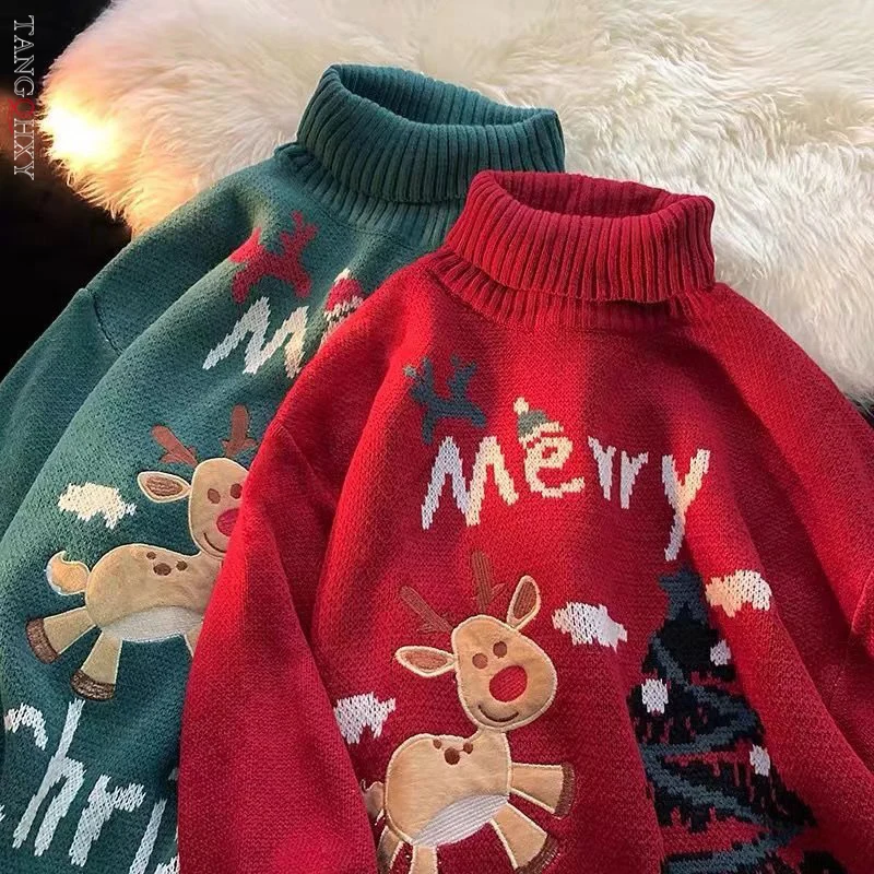 Turtleneck Men & Women Ugly Man Christmas Sweater Christmas Jumper Couple damen pullover pull de noel homme moche
Turtleneck Men & Women Ugly Man Christmas Sweater Christmas Jumper Couple damen pullover pull de noel homme moche