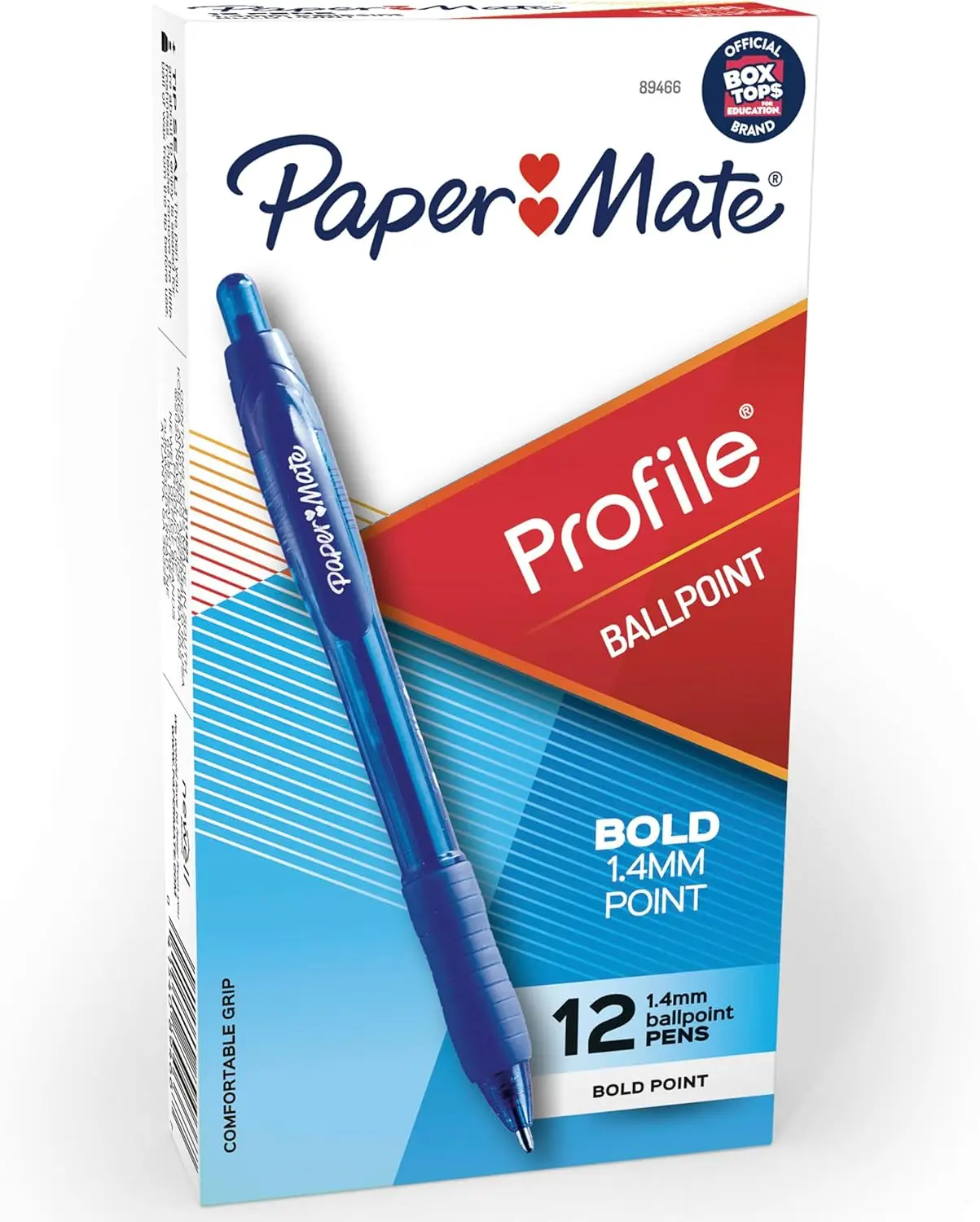 Bold 1.4mm Retractable Ballpoint Pens, Soft Grip for Comfort Writing, Vivid Blue Ink, 12-Pack for Office & School Use
Bold 1.4mm Retractable Ballpoint Pens, Soft Grip for Comfort Writing, Vivid Blue Ink, 12-Pack for Office & School Use