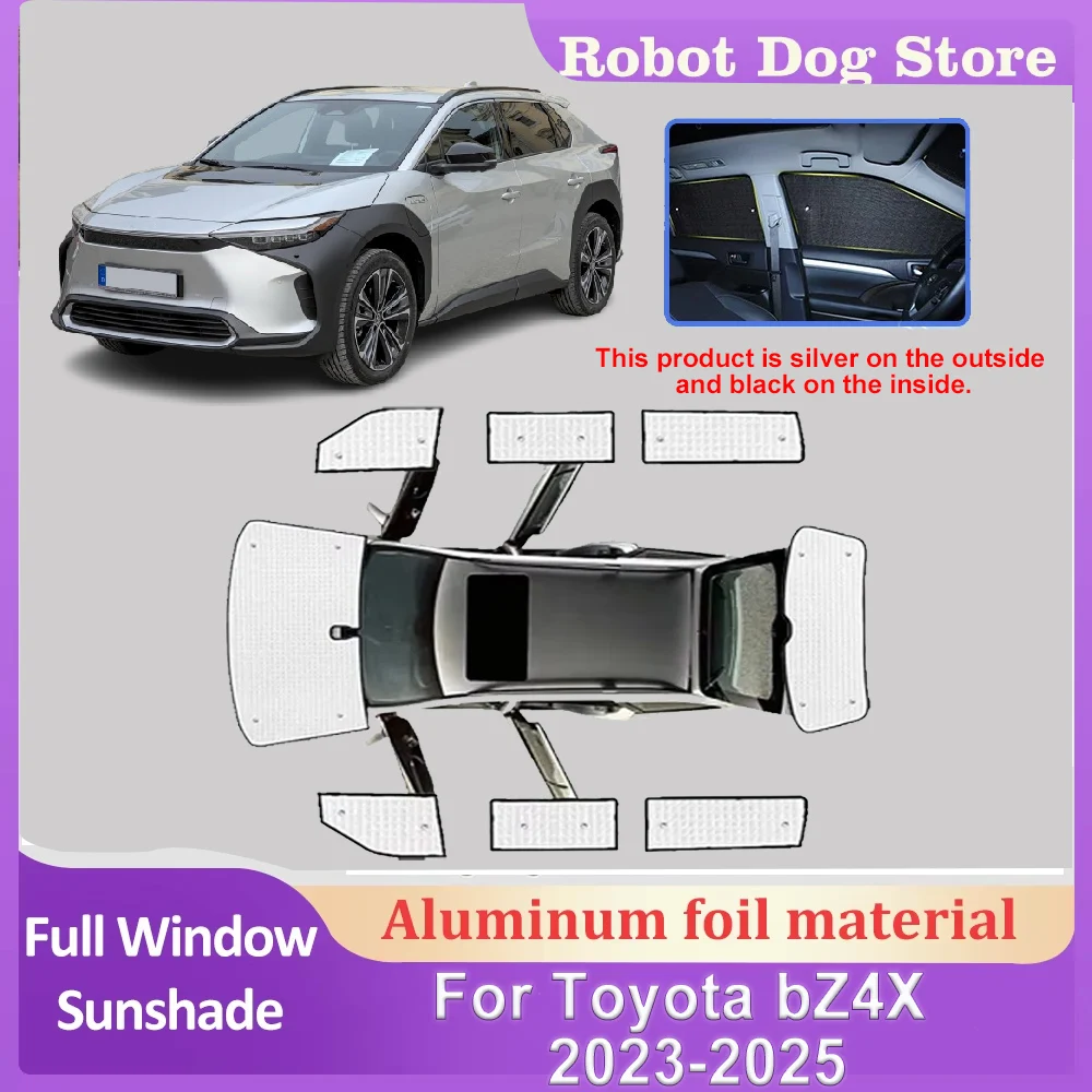 For Toyota bZ4X Accessories 2023 2024 2025 bZ EA10 Anti-UV Car Windshield Auto Windshield Side Window Sun Visor Protect Parts
For Toyota bZ4X Accessories 2023 2024 2025 bZ EA10 Anti-UV Car Windshield Auto Windshield Side Window Sun Visor Protect Parts
