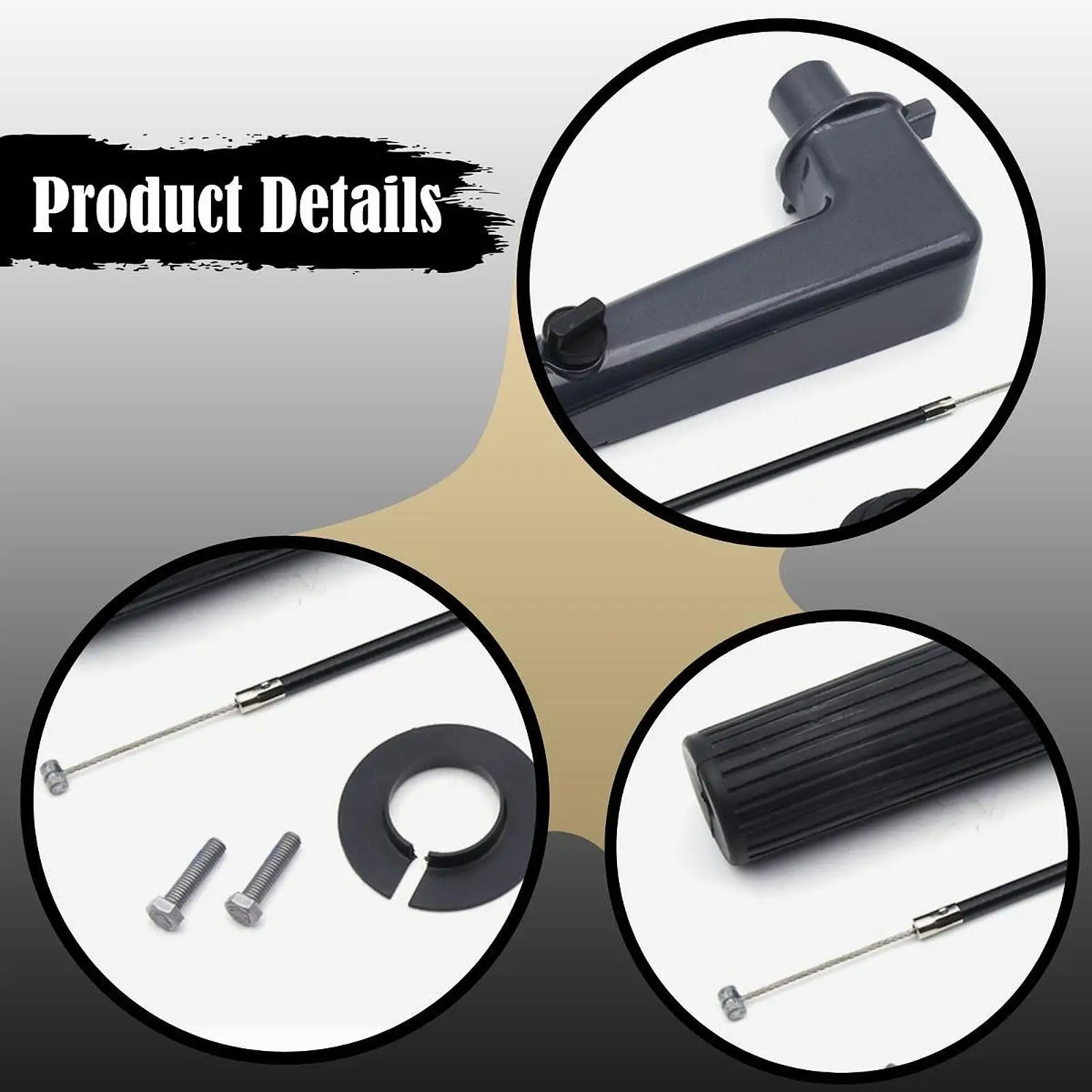 Replacement Steering Tiller Handle Assembly for Yamaha Outboard Engine Part Number 6E0-42111-02-4D Control Box
Replacement Steering Tiller Handle Assembly for Yamaha Outboard Engine Part Number 6E0-42111-02-4D Control Box