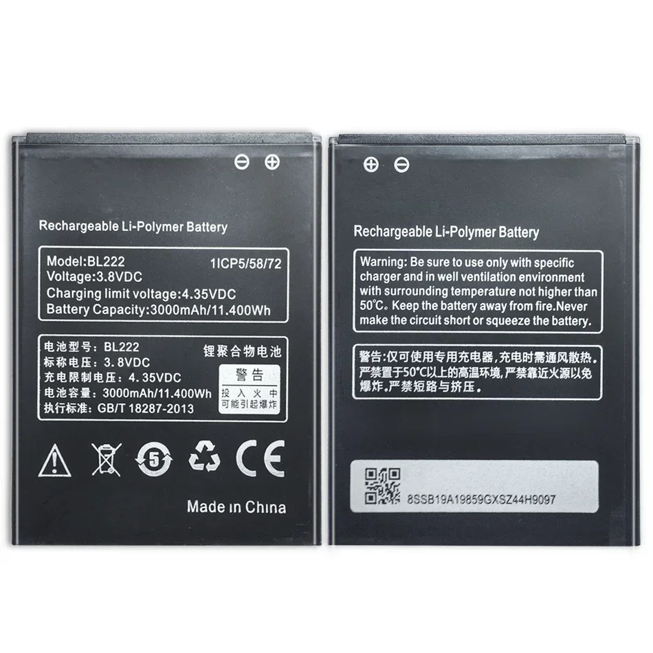 Аккумулятор BL222 BL 222 для Lenovo S660 S668T S 660 668T 3000 мАч, высококачественные литий-ионные аккумуляторы для сотовых телефонов
Аккумулятор BL222 BL 222 для Lenovo S660 S668T S 660 668T 3000 мАч, высококачественные литий-ионные аккумуляторы для сотовых телефонов