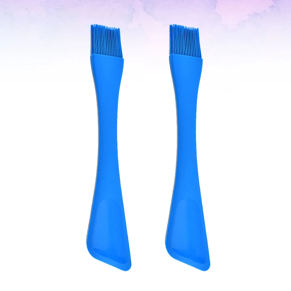 Dual Head Silicone Basting for Baking BBQ Kitchen Tools Cake Accessories Blue Durable Reusable Non- Grip Spatula Brush
Dual Head Silicone Basting for Baking BBQ Kitchen Tools Cake Accessories Blue Durable Reusable Non- Grip Spatula Brush