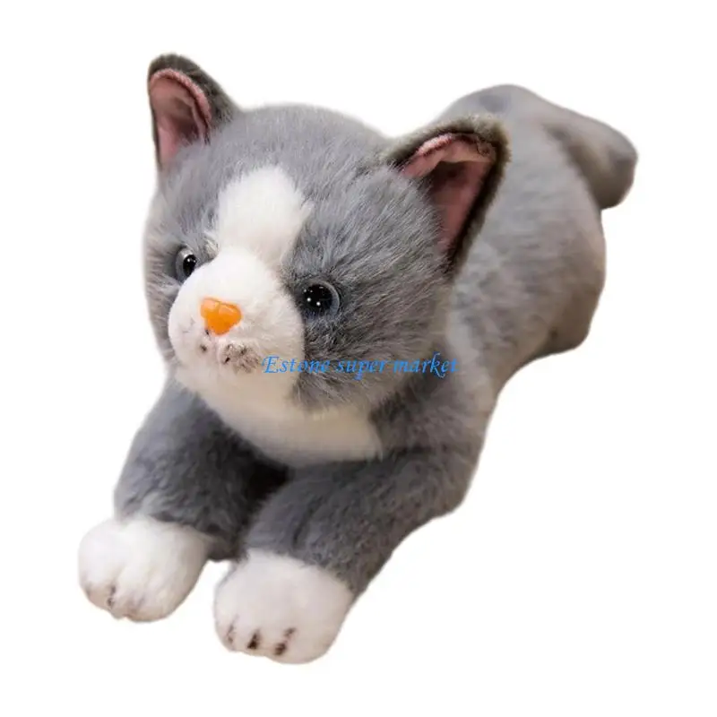 090B Realistic Cats Stuffed Animal with Prone Postures Soft PP Cotton Plush Doll Gift
090B Realistic Cats Stuffed Animal with Prone Postures Soft PP Cotton Plush Doll Gift