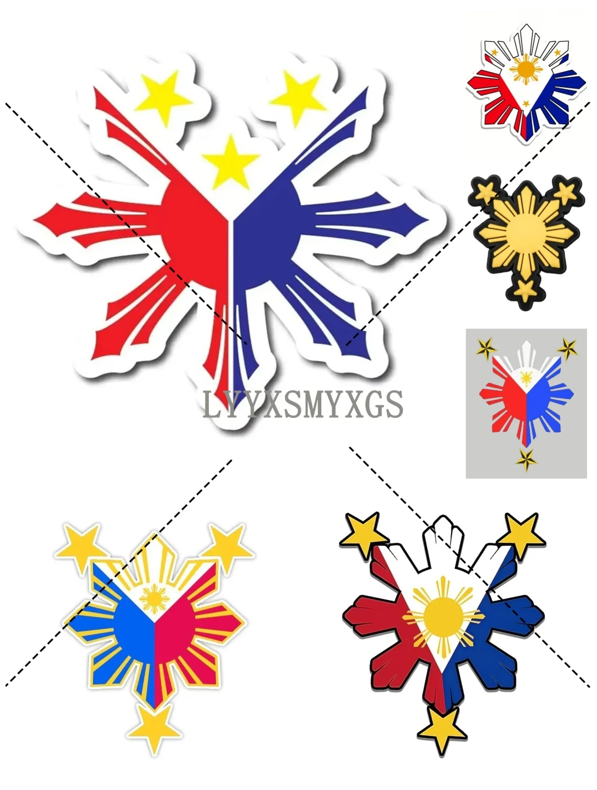 Custom Philippines Sun Flag Car Sticker Laptop Bumper Wall Truck Van Helmet Racing Camper Vinyl Decal PVC Wholesale
Custom Philippines Sun Flag Car Sticker Laptop Bumper Wall Truck Van Helmet Racing Camper Vinyl Decal PVC Wholesale