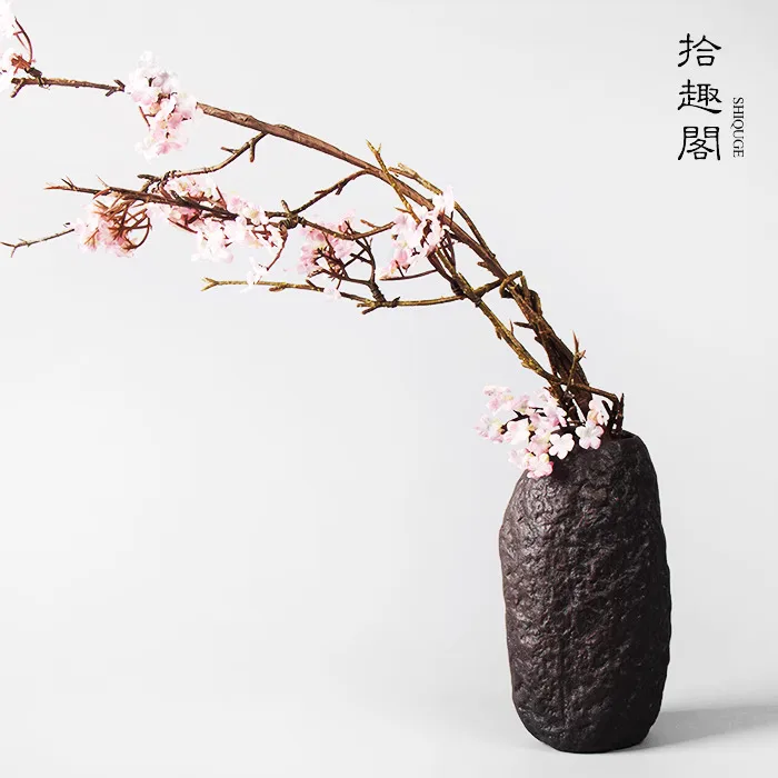 Handmade Ceramic Vase Style, Japanese Coarse Pottery Wer Arrangement, Ware Crafts, Tea Table, Ceremony
Handmade Ceramic Vase Style, Japanese Coarse Pottery Wer Arrangement, Ware Crafts, Tea Table, Ceremony