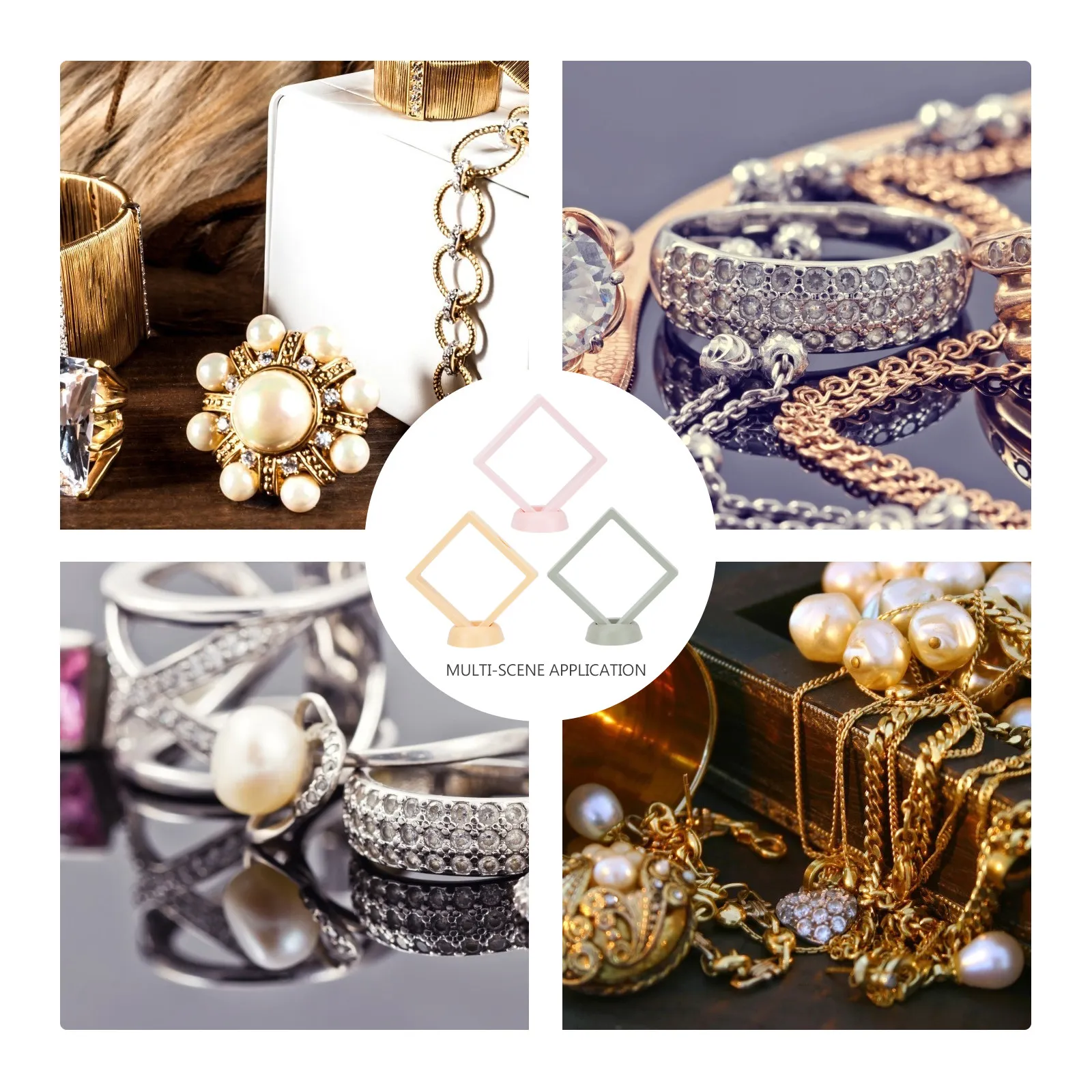 Набор из 3-х прозрачных футляров для украшений с подставкой для хранения и демонстрации ожерелий и браслетов
Набор из 3-х прозрачных футляров для украшений с подставкой для хранения и демонстрации ожерелий и браслетов