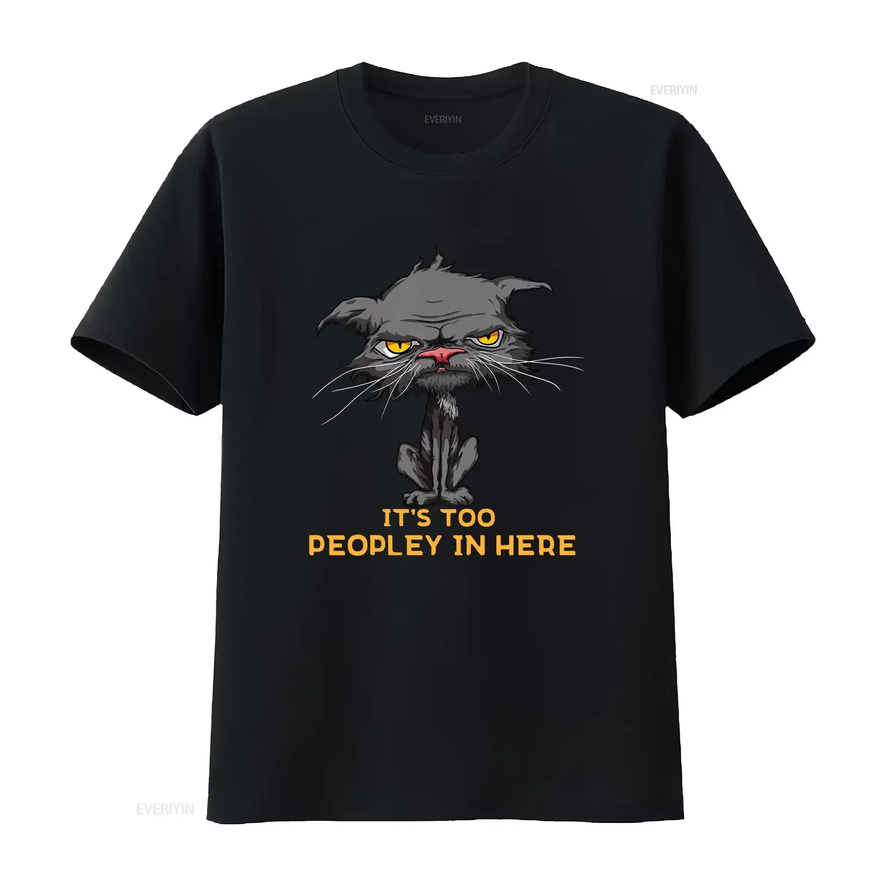 It's Too Peopley In Here Bored Cat Funny Introvert Angry Cat T Shirt Size S-5XL vintage vintage Washed Unisex Breathable
It's Too Peopley In Here Bored Cat Funny Introvert Angry Cat T Shirt Size S-5XL vintage vintage Washed Unisex Breathable