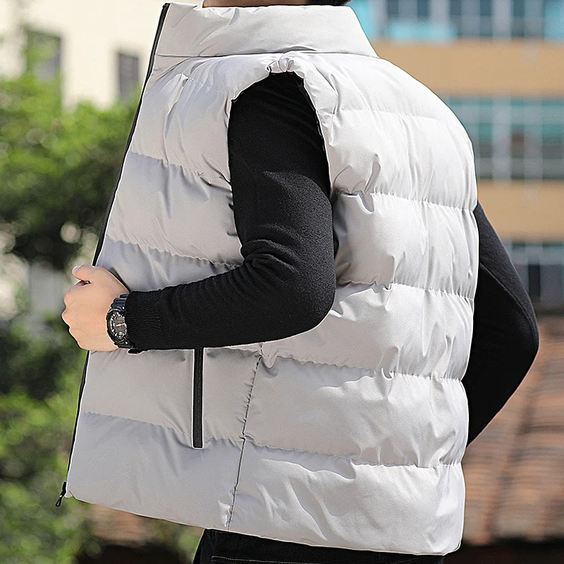 Fashion Casual Style Outwear Zipper Wind-Resistant Thickened Warm Cotton Vest Comfortable Roupas Masculinas Parkas Stand Collar
Fashion Casual Style Outwear Zipper Wind-Resistant Thickened Warm Cotton Vest Comfortable Roupas Masculinas Parkas Stand Collar