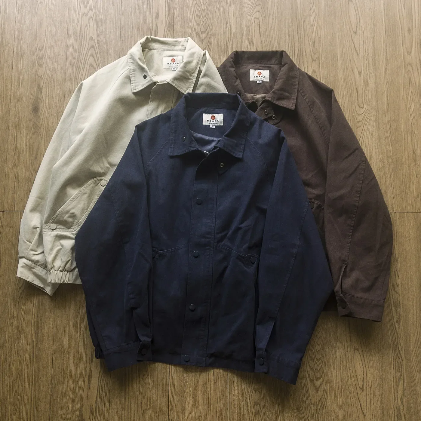 Lapel Japanese retro solid color loose short casual Jacket
Lapel Japanese retro solid color loose short casual Jacket