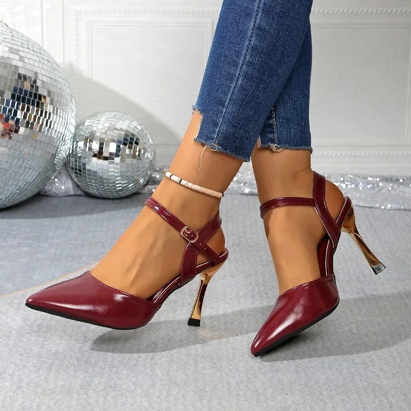 2025 Summer Fashion Women's Closed Toe Sandals Thin Heels Buckle Straps Outdoor Dress Pointed Toe Shoes for Daily Wear Sandals
2025 Summer Fashion Women's Closed Toe Sandals Thin Heels Buckle Straps Outdoor Dress Pointed Toe Shoes for Daily Wear Sandals